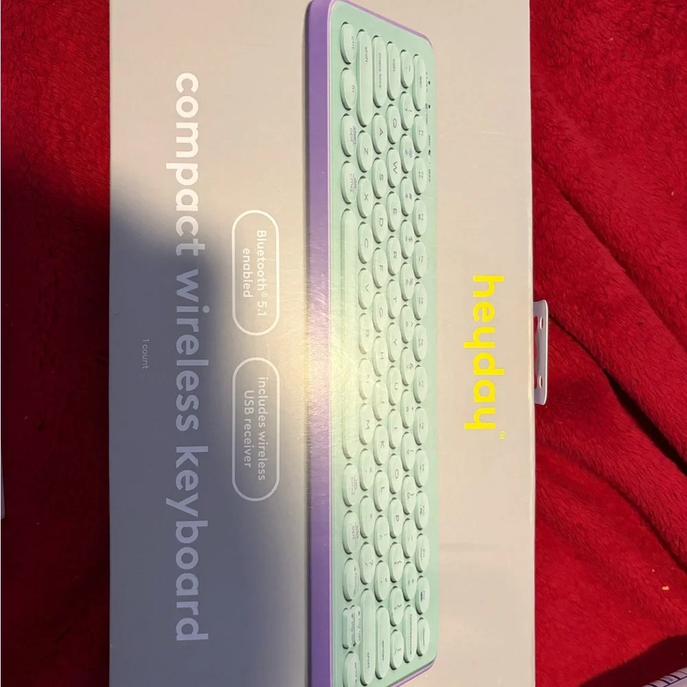 Heyday Mint and Lavender Wireless Keyboard (6 keyboard)